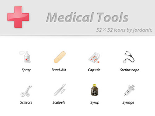 Medical tools - Dock icons