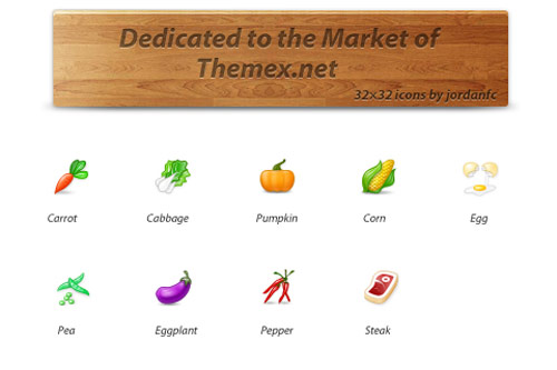 Dedicated to the market - Dock icons
