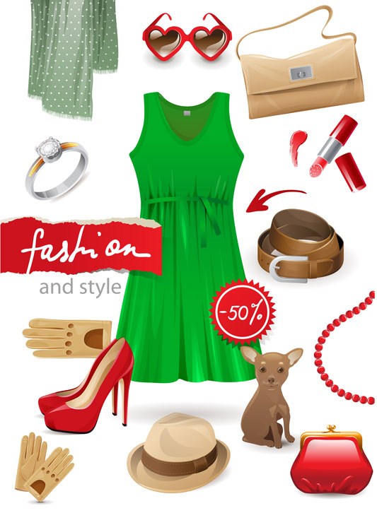 fashion and style free vector