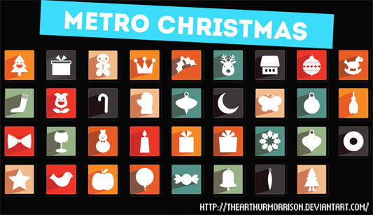 Metro Icons Christmas