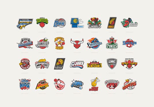 NBA Teams X 80's Toons