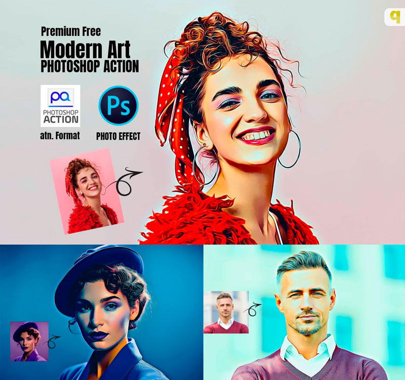 Photoshop Action - Free Pro Oil Painting