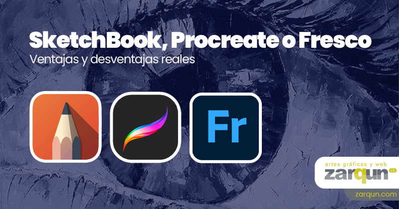 Mi experiencia con Procreate, Fresco y SketchBook: cuál elegir para pintar en iPad