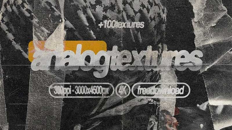 Free Analog Textures Pack: descarga 10 texturas analógicas gratis en alta resolución